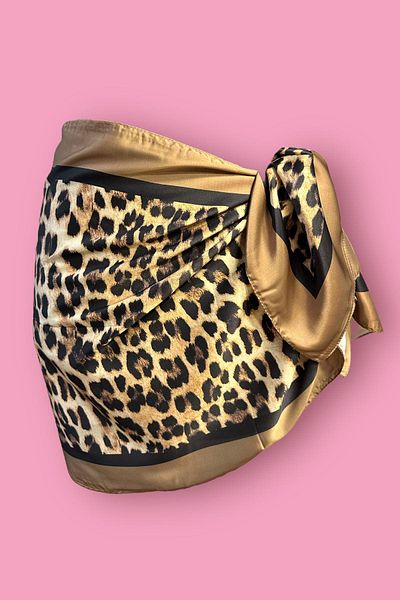 BAHELS Leopard Pattern Special Design Pareo - No Inner, 45*145 cm