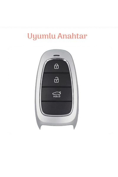ŞENYILDIZ AKSESUAR Leather Key Case and Knit Keychain Compatible for Hyundai 2021+ Tucson Santa Fe - View 2nd Picture