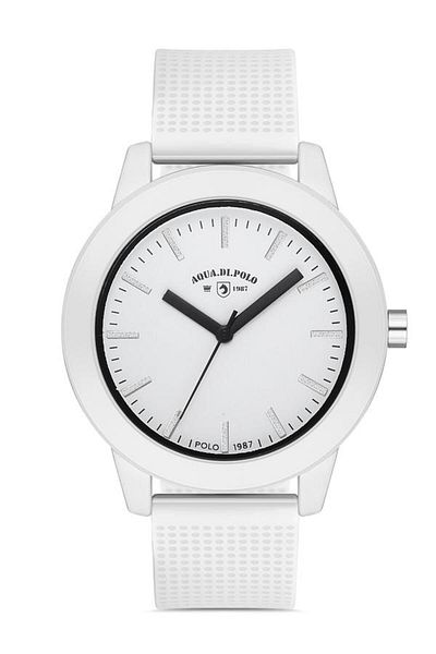 Aqua Di Polo 1987 White Steel Women's Wristwatch APSR1-A9633-US555
