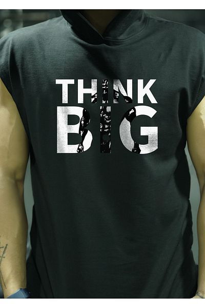 Oxlade CBUM THINK Big Fitness Tank Top - Hooded, 100% Cotton, Oxlade® Fabric