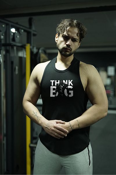 Oxlade CBUM Think Big - OxLADEMan® Quality Sports Tank Top, Sleeveless 100% Cotton