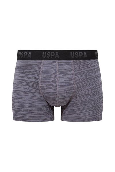 U.S. Polo Assn. Ανδρικό Anthracite & Black 3 Pack Βαμβακερό Σετ μπόξερ
