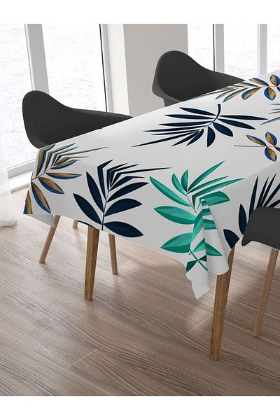 Ardizayn Premium Leaf, Ψηφιακό τυπωμένο, Άνευ θυμού υφασμάτινο τραπεζομάντιλο