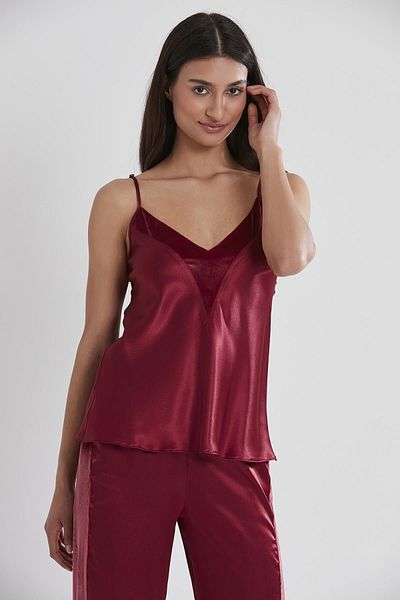 Pierre Cardin Velvet Satin Women's Pajama Set 3 Pieces - 2040