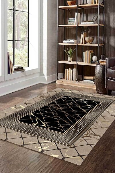 YTR HOME Ψηφιακή τυπωμένη αντιολισθητική βάση - Μοκέτα που πλένεται για σαλόνι και κουζίνα