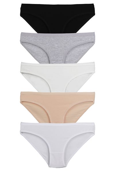 İNKO İÇ GİYİM Chiloți de damă din bumbac - pachet de 5
