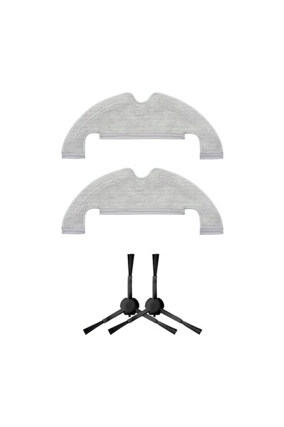 robotyedek Xiaomi X10 - Kit de mop și perie laterală de schimb compatibil, 4 ...
