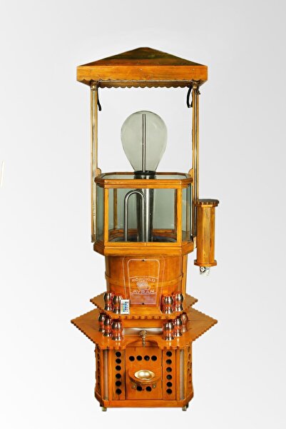 Ergün Avcı Avcı Yayık Ahşap Çatılı Cam Fanuslu Ayran & Şalgam & Limonata & Ka...