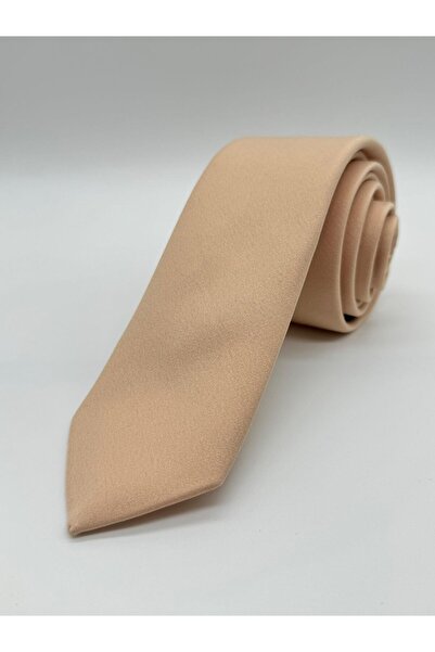 HARES Limited Edition Salmon Dupont Fabric Handmade Tie & Handkerchief