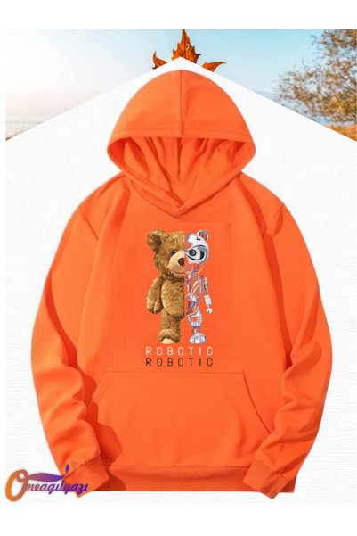 oneagılyazı Robotic Children's Sweatshirt Hoodie