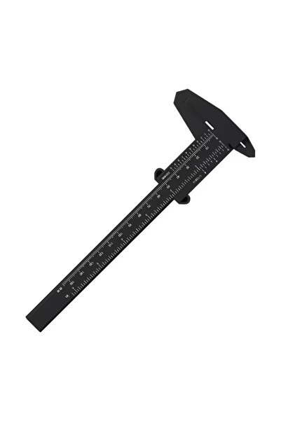 Lalvolin Kalıcı Makyaj Microblading Kaş Ölçüm Cetveli Kumpas Cetvel Altın Ora...