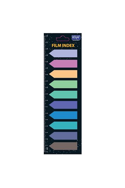 KRAF 10 Pieces Color Arrow Shaped PP Film - 12x44 mm 51245