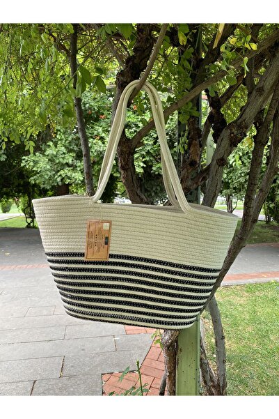 ModaCardin Пляжна сумка та сумка через плече - сумка ручної роботи з джутового плетіння