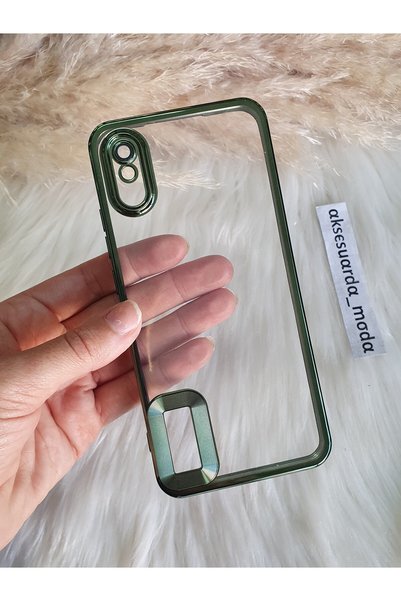 Aksesuarda Moda حافظة مفصلة بشعار مقطوع بالليزر لهاتف XIAOMI REDMI 9A مع عدسة...