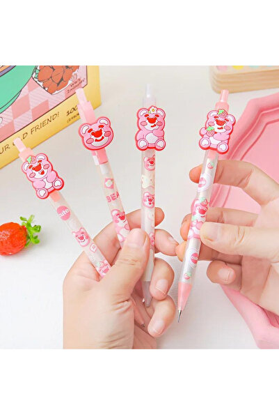 NaSaDAN Çilek Bear 0.7 Uçlu Versatil Kalem 1 Adet