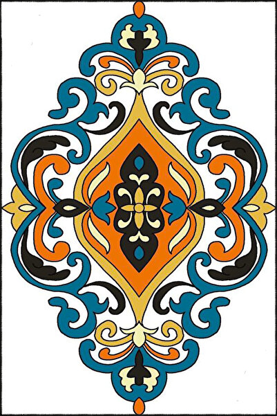 Rugs Modern Halı Creative Pastelli Patterned Woven Base Carpet and Washable C...