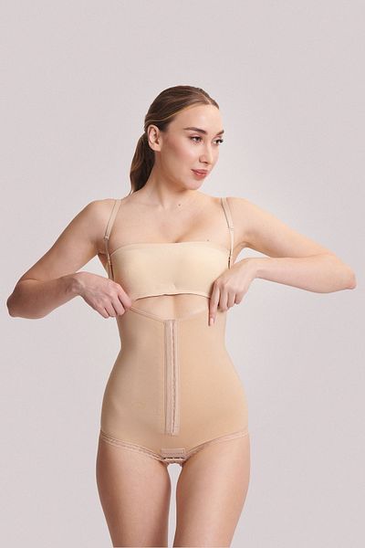 ERFECEN Graphic Panty Type / Back Support Corset / Black Color / Art 307