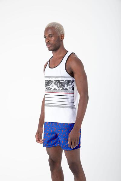 C&City Ανδρικό T-Shirt Athlete Printed - Zero Sleeve M-0392