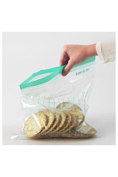 IKEA Istad Kilitlenebilir Buzdolabı Poşeti 15'li 28.5 X 41 Cm + 15'li 27 X 34 Cm
