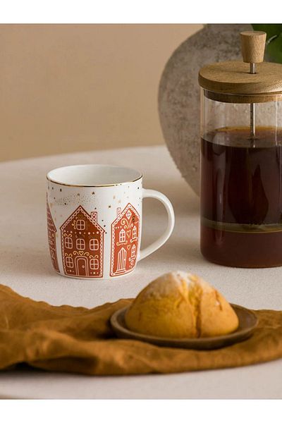 LC Waikiki New Year's special design Porcelain Mug twomt 363 Ml