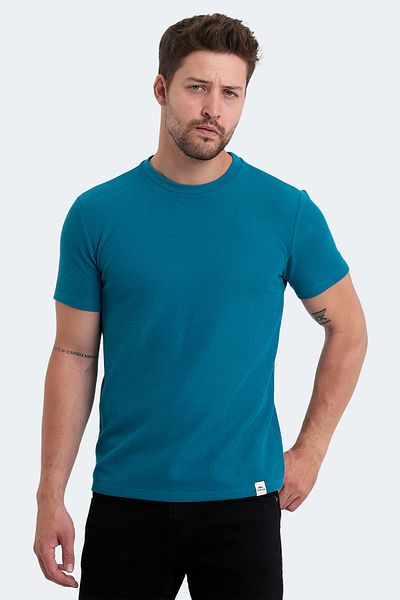 Slazenger Ανδρικό T-Shirt - Χρώμα βενζίνης VELVEL