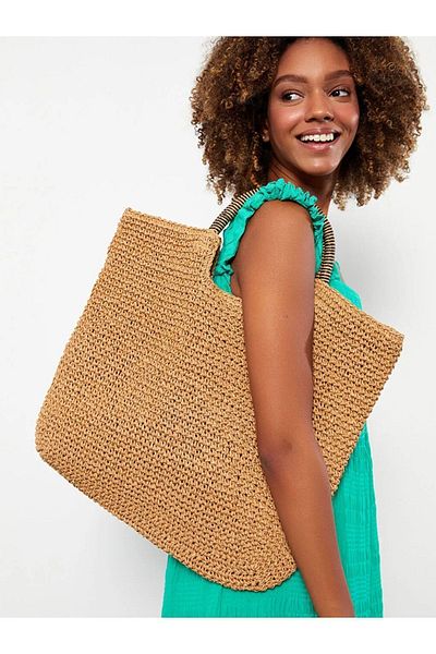 LC Waikiki Lcw Accessories Straw Women's Shoulder Bag