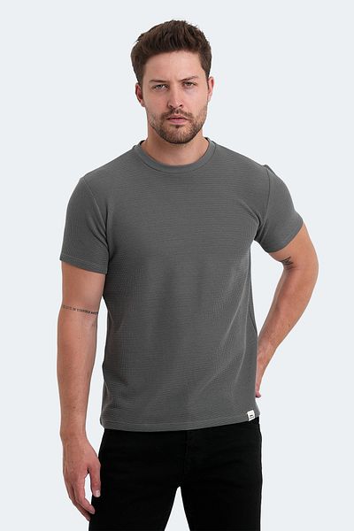 Slazenger Σκούρο Γκρι Ανδρικό T-Shirt VELVEL