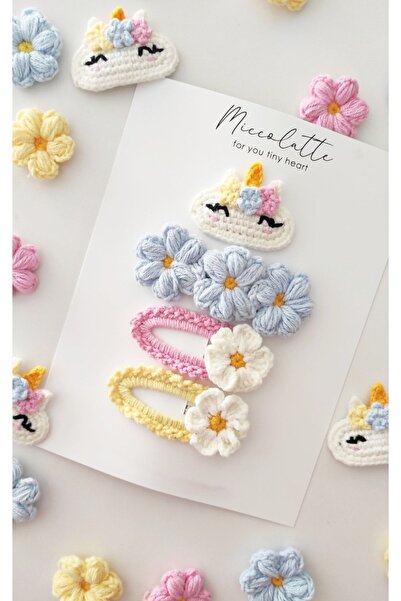 Miccolatte Set of 4 Hand Knitted Buckles