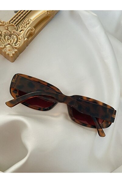 Mathilda Aksesuar Vintage Leopard Sunglasses