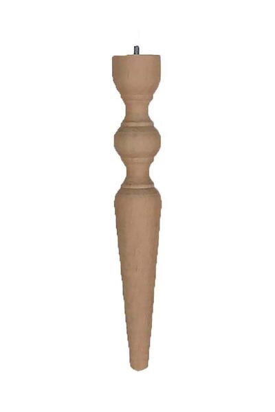 Turkuaz Ahşap Sehpa Ayak 50 X 6 Cm - Ham - Renksiz