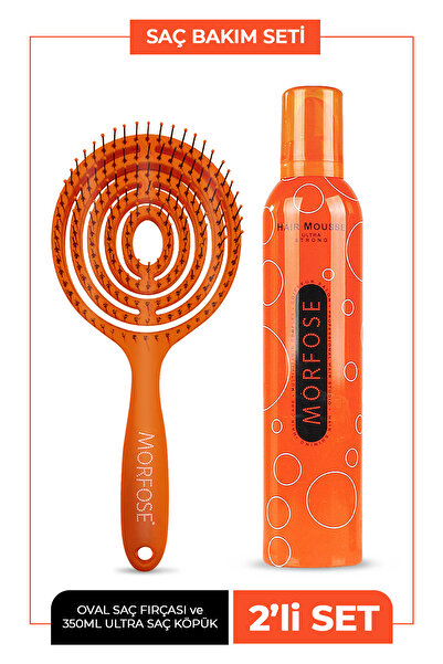 Morfose Oval Saç Fırçası Ultra Strong Saç Köpüğü 350 ml