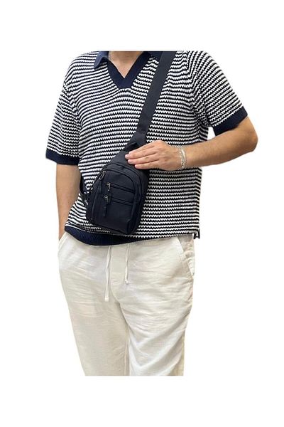 KIRASE Geantă de umăr încrucișată impermeabilă unisex - Geantă de corp model casual și sport