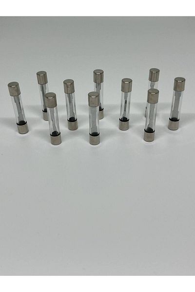 Üstün 10 Pieces 30 Ampere 30mm Large Size Glass Fuse 30A