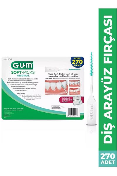 GUM Soft Picks Interface Brush 270 Pieces