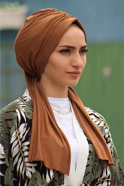erasra class Hijab Swimmer - Σχεδιασμένο καπό (καπό θαλάσσης και πισίνας), θολότητα και καμήλα συμβατό με Maiyao Top