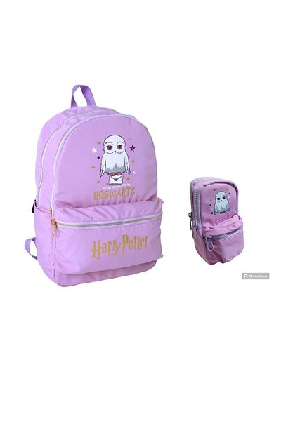 Harry Potter Set geantă și trusa de creion liliac