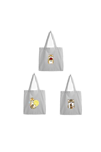 Boomtown Cat Wire 3-Piece Cloth Bag