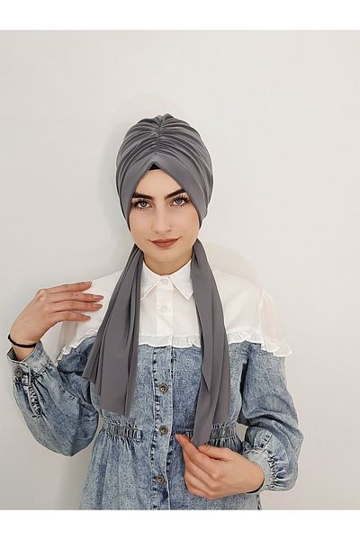 R&S modibone Gray Hijab Swimmer - DESIGN Bonnet, Hasema and Swimsuit Top Compatible