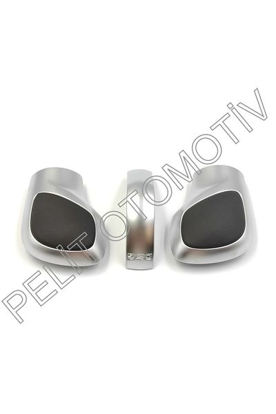 PELİTOTOMOTİV أغطية جانبية لمقبض ناقل الحركة الأوتوماتيكي Golf 7 7.5 Dsg وكروم مطلي بالنيكل