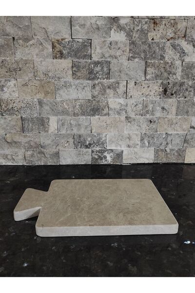 Zeybek Marble Marble Beige Cutting Board & Presentation Plate