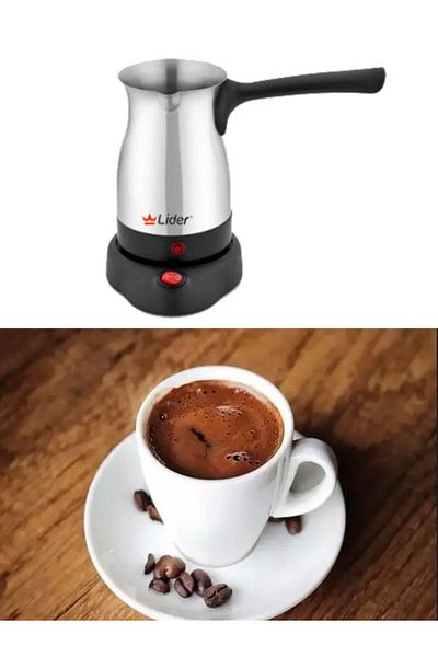 Lider Electric Steel Coffee Pot Coffee Machine Leader Foam Lk 317