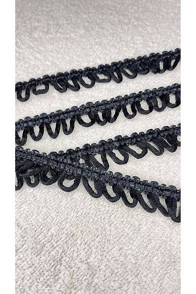 Ozpas Black Strip - Thick Knitting, 1.5cm Width 5m