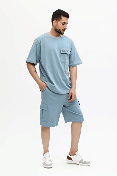 Owut Collection Men's Printed Oversize Shorts Set
