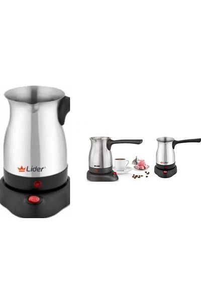 Lider Electric Steel Coffee Pot Coffee Machine Leader Foam Lk 317