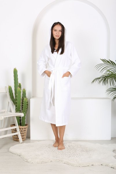 RAMEL Double Face Waffle-towel Barrobe