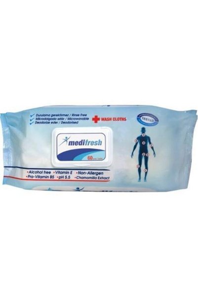 Medifresh Vücut Temizleme Bezi 50 Li