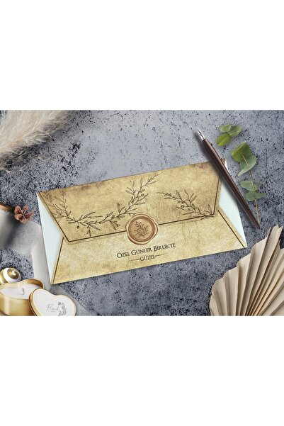 abcofis Düğün Davetiyesi Cem Davetiye Elegance 7075 Baskı Dahil