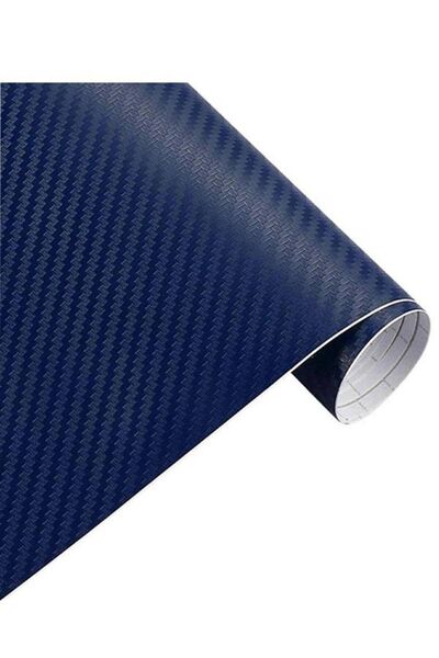 AUTOFOLYO 3d Karbon Folyo Koyu Mavi 127 Cm X 1 Metre