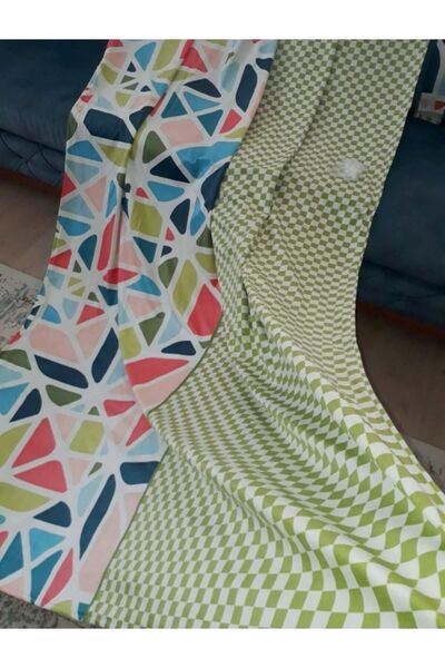 Ardizayn Digital Printed Velvet Fabric Living Room, Bedroom Double Wing Background Curtain