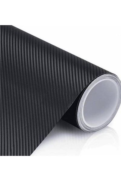 AUTOFOLYO Black Air Channel Carbon Foil 75 Cm-5 Meters